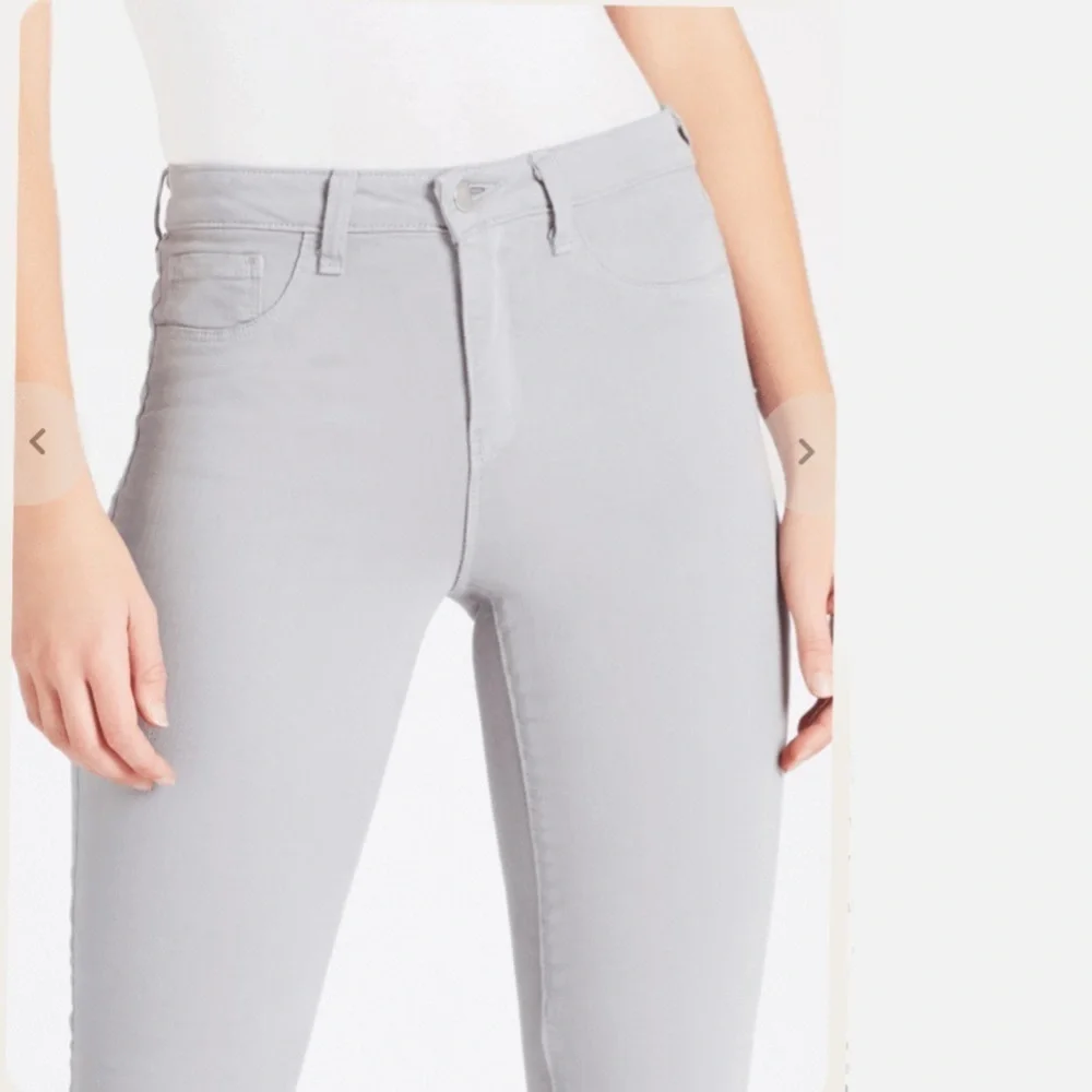 L'agence High Rise Skinny 25 NWT Concrete Gray Flaw